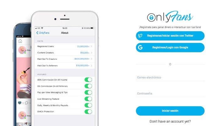 que se necesita para abrir una cuenta OnlyFans